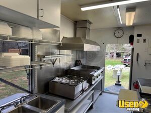 2002 Kitchen Trailer Kitchen Food Trailer Diamond Plated Aluminum Flooring Texas for Sale