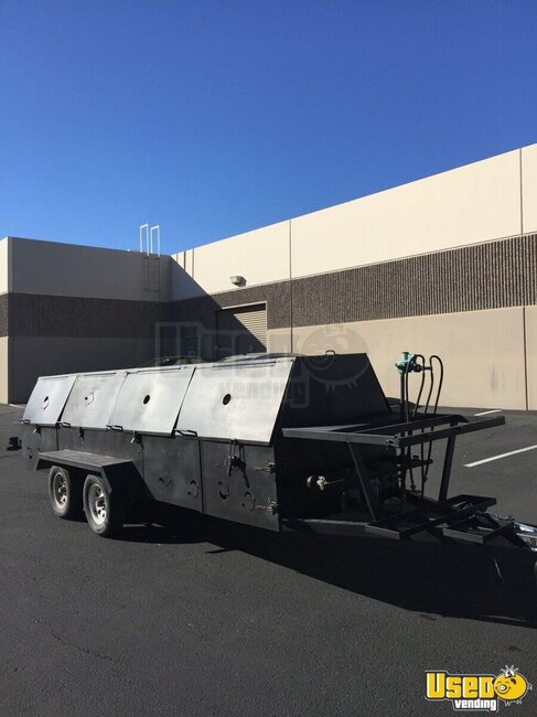 2002 Open Barbecue Smoker Cocession Trailer Open Bbq Smoker Trailer Arizona for Sale