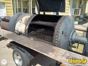 2002 Open Bbq Smoker Trailer Oklahoma for Sale