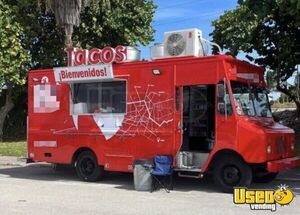2002 Workhorse P30 Step Van Taco Food Truck with Pro-Fire System for Sale in Florida!