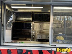 2002 P42 Barbecue Kitchen Food Truck Barbecue Food Truck Diamond Plated Aluminum Flooring Maryland for Sale