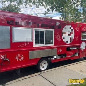 2002 Step Van Kitchen Food Truck All-purpose Food Truck Air Conditioning New York Gas Engine for Sale