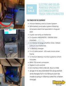 2002 Utilimaster Coffee Truck Coffee & Beverage Truck Exterior Lighting California Gas Engine for Sale
