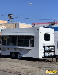 2002 Ziemen Food Concession Trailer Kitchen Food Trailer Stainless Steel Wall Covers California for Sale