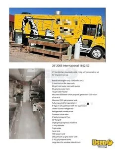 2003 1652-sc All-purpose Food Truck Flatgrill Utah for Sale