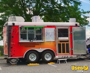 2003 7x14 Kitchen Food Trailer Air Conditioning Maryland for Sale