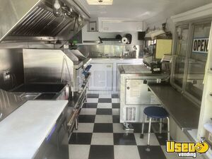 2003 7x14 Kitchen Food Trailer Stainless Steel Wall Covers Maryland for Sale