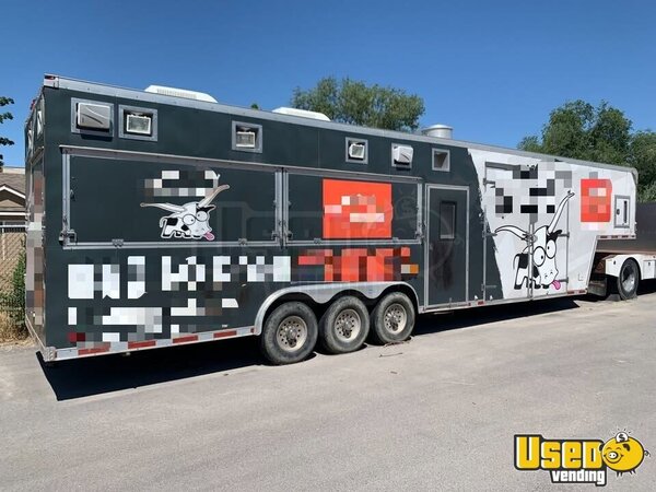 2003 Cargosport Gooseneck Trailer Barbecue Food Trailer Utah for Sale