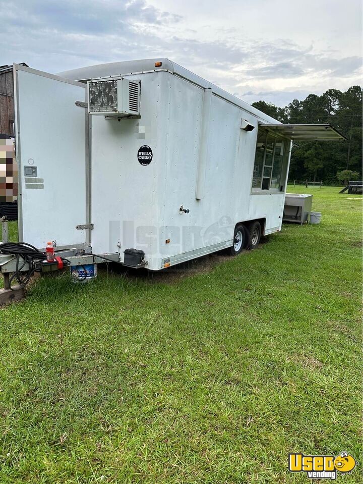 2003 7' x 14' Wells Cargo Food Concession Trailer Mobile Vending Unit