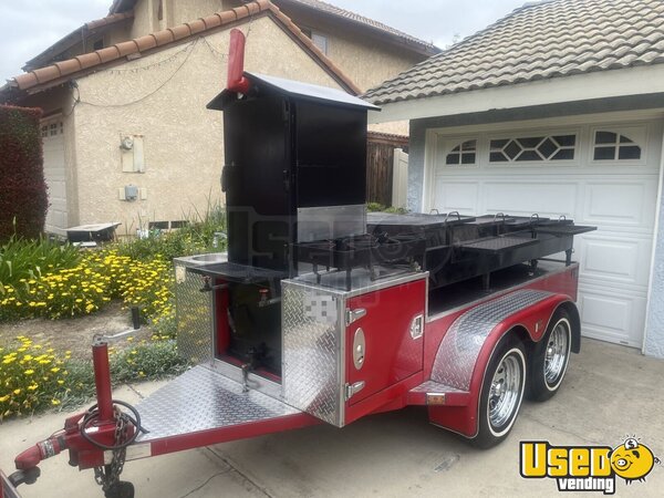 2003 Custom Open Bbq Smoker Trailer California for Sale