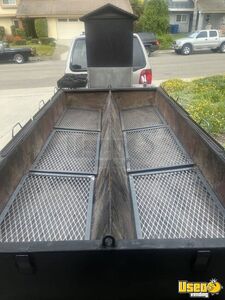 2003 Custom Open Bbq Smoker Trailer Hand-washing Sink California for Sale
