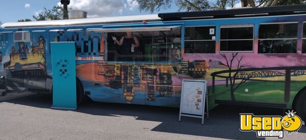 2003 Diesel Bus Kitchen Food Truck All-purpose Food Truck Cabinets Florida Diesel Engine for Sale