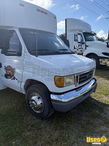 2003 E-450 All-purpose Food Truck Stainless Steel Wall Covers Florida Diesel Engine for Sale