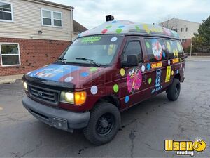 2003 E250 Ice Cream Truck Exterior Customer Counter Pennsylvania Gas Engine for Sale