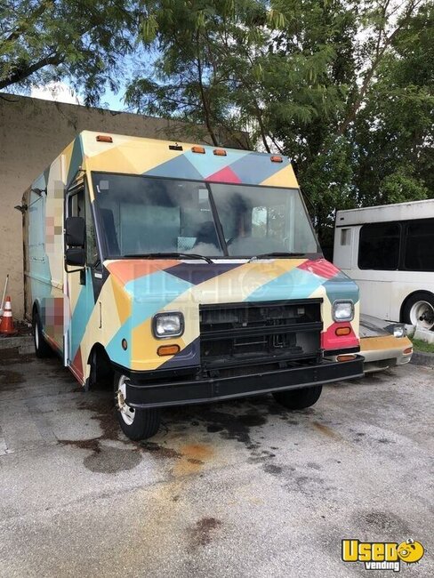 2003 Econoline Step Van Kitchen Food Truck All-purpose Food Truck Florida Gas Engine for Sale