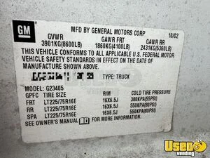 2003 Express 2500 Ice Cream Truck 18 North Carolina Gas Engine for Sale