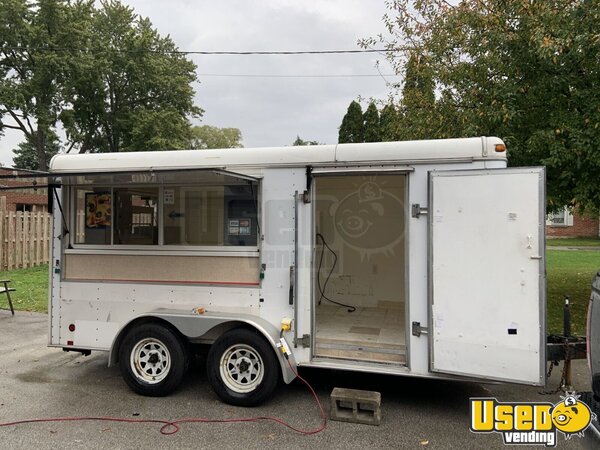 2003 Express Pizza And Shaved Ice Concession Trailer Pizza Trailer Ohio for Sale