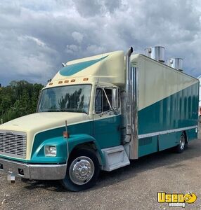 2003 Fl60 Kitchen Food Cab Truck All-purpose Food Truck Concession Window Connecticut Diesel Engine for Sale