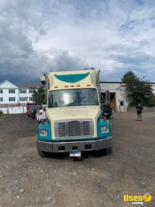 2003 Fl60 Kitchen Food Cab Truck All-purpose Food Truck Exterior Customer Counter Connecticut Diesel Engine for Sale
