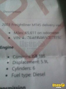 2003 Mt45 All-purpose Food Truck 41 Illinois Diesel Engine for Sale