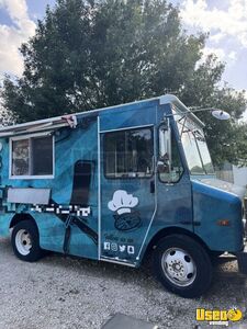 2003 P42 Step Van All-purpose Food Truck Stainless Steel Wall Covers Texas Diesel Engine for Sale