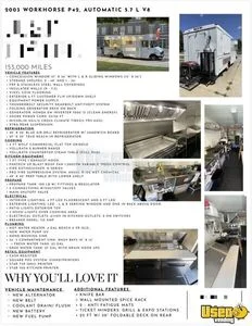 2003 P42 Taco Food Truck Stovetop Michigan Gas Engine for Sale
