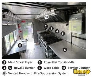 2003 P42 Workhorse All-purpose Food Truck Diamond Plated Aluminum Flooring Florida Gas Engine for Sale