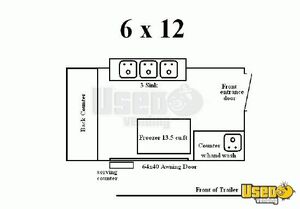 2003 Shaved Ice Concession Trailer Snowball Trailer Shore Power Cord Illinois for Sale