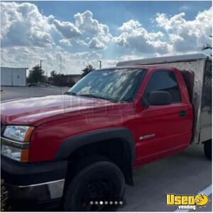 2003 Silverado Lunch Serving Food Truck Concession Window Texas Gas Engine for Sale