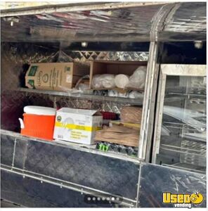2003 Silverado Lunch Serving Food Truck Propane Tank Texas Gas Engine for Sale