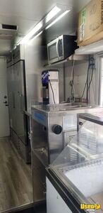 2003 Soft Serve And Shaved Ice Concession Trailer Ice Cream Trailer Stainless Steel Wall Covers Virginia for Sale