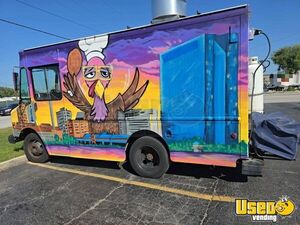 2003 Step Van All-purpose Food Truck Stainless Steel Wall Covers Illinois for Sale