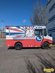2003 Step Van Coffee & Beverage Truck Diamond Plated Aluminum Flooring Florida Diesel Engine for Sale