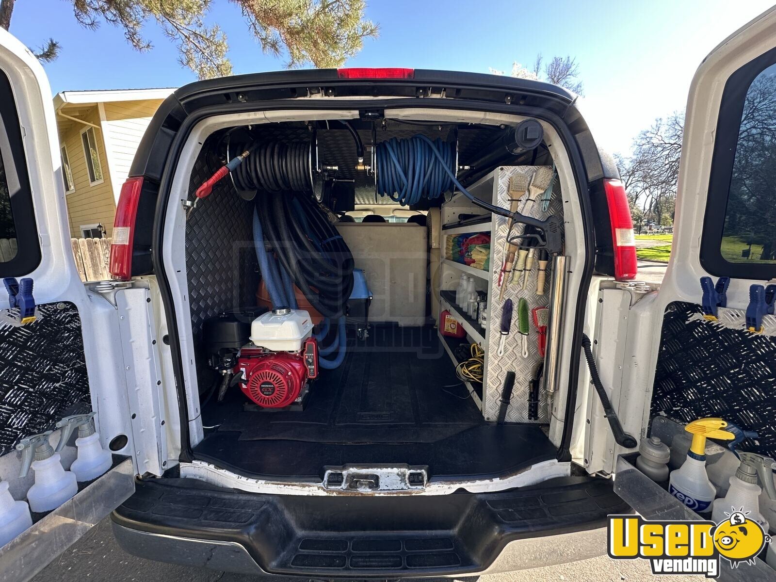 Turn key 2004 GMC Savana 3500 Mobile Auto Detailing Van for Sale in California