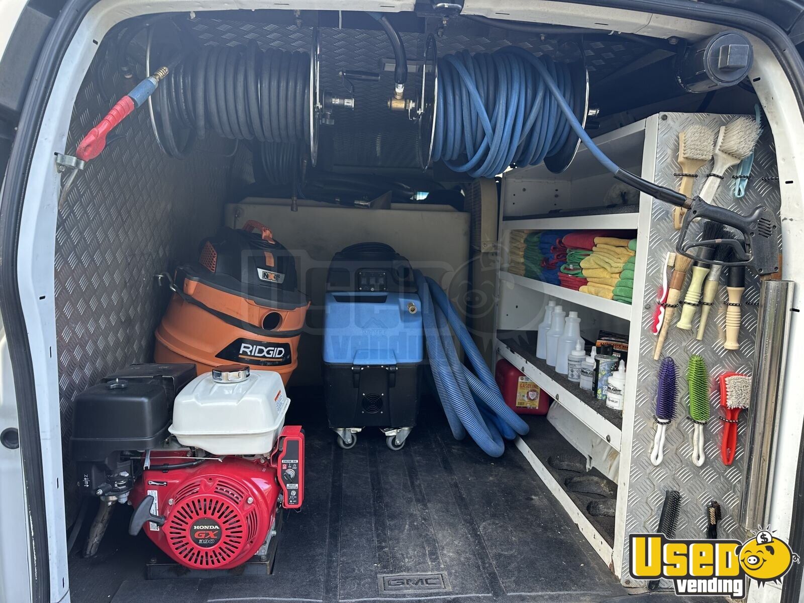 Turn key 2004 GMC Savana 3500 Mobile Auto Detailing Van for Sale in California