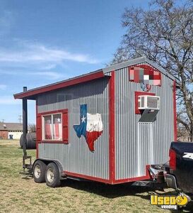 2004 Barbecue Concession Trailer Barbecue Food Trailer Air Conditioning Texas for Sale