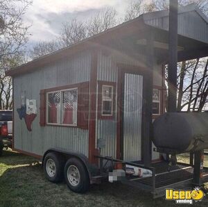2004 Barbecue Concession Trailer Barbecue Food Trailer Concession Window Texas for Sale