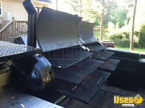 2004 Custom Made Open Bbq Smoker Trailer Double Sink Georgia for Sale