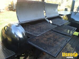 2004 Custom Made Open Bbq Smoker Trailer Hot Water Heater Georgia for Sale