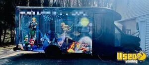 2004 E350 Mobile Video Game Truck Party / Gaming Trailer Interior Lighting New York Gas Engine for Sale