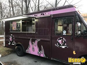 2004 E450 Step Van Barbecue Food Truck Barbecue Food Truck Concession Window New Jersey Gas Engine for Sale