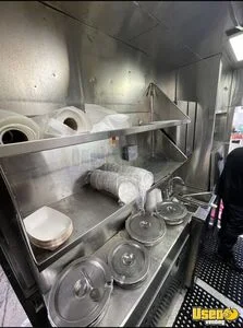 2004 Express Catering Food Truck Stainless Steel Wall Covers New York Gas Engine for Sale