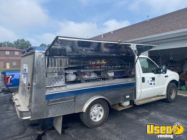 2004 F-350 Xl Super Duty Lunch Canteen Truck Lunch Serving Food Truck Indiana Gas Engine for Sale