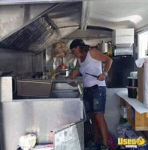2004 Food Concession Trailer Kitchen Food Trailer Exterior Customer Counter Maine for Sale