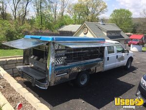 2004 Ford F350 Superduty Lunch Serving Food Truck Pennsylvania Gas Engine for Sale