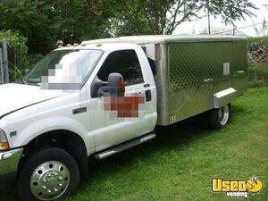 2004 Ford Lunch Serving Food Truck Pennsylvania Gas Engine for Sale