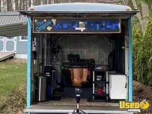 2004 Kettle Korn Traile Concession Trailer Cabinets Massachusetts for Sale