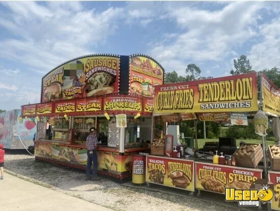 2004 Kitchen Trailer Kitchen Food Trailer Indiana for Sale