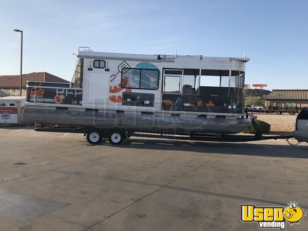 2004 Pontoon Food Boat All-purpose Food Truck Arizona Gas Engine for Sale