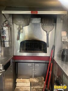 2004 Step Van Pizza Food Truck Stainless Steel Wall Covers Oklahoma Diesel Engine for Sale